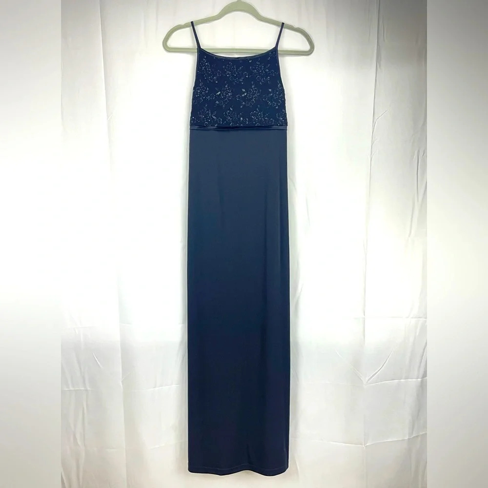 Byer Too! California Women’s black maxi dress with spaghetti straps size M